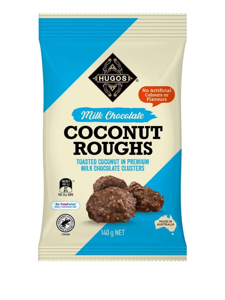 Milk Chocolate Coconut Roughs by Hugos Chocolates